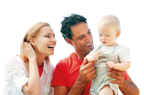 rodzina z dzieckiem rgb