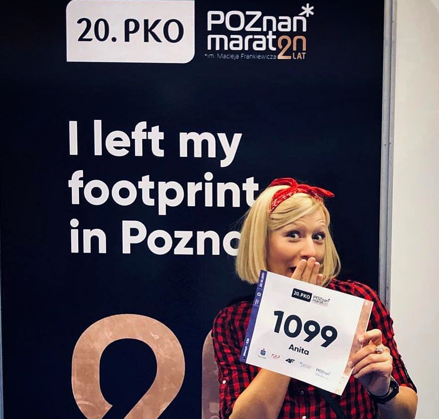 Anita Waszyk pracuje w Poznaniu. Nic więc dziwnego, że wzięła udział w zawodach w swoim mieście.