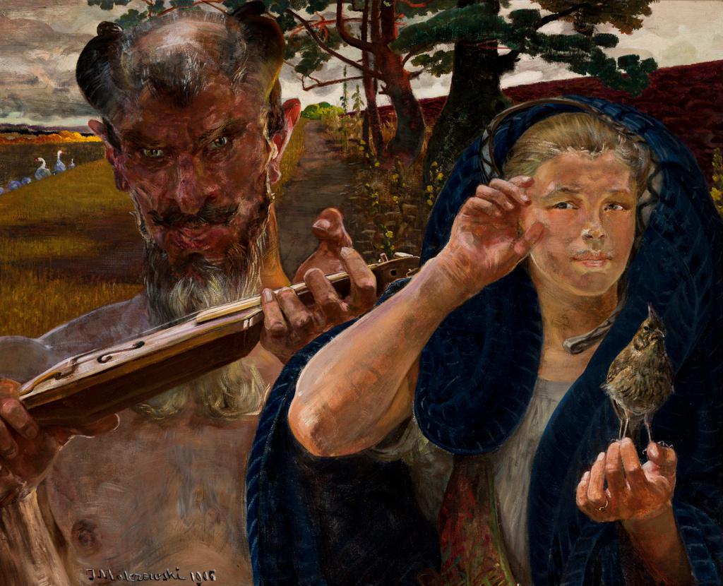 Jacek Malczewski, Piosenka jesienna, 1906 r., olej na desce, fot. Pracownia Digitalizacji MNK.