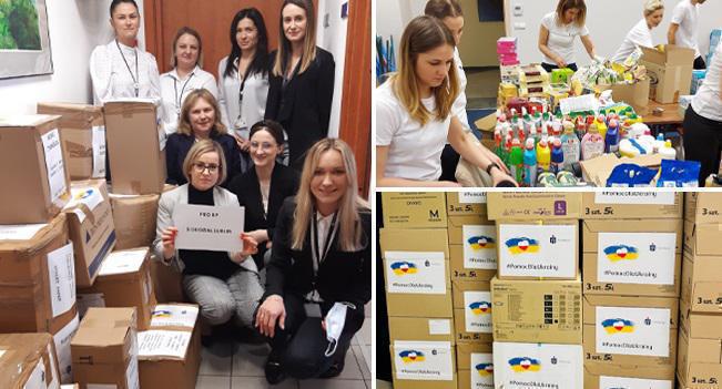 #PomocDlaUkrainy! Bankowi wolontariusze działają w całej Polsce