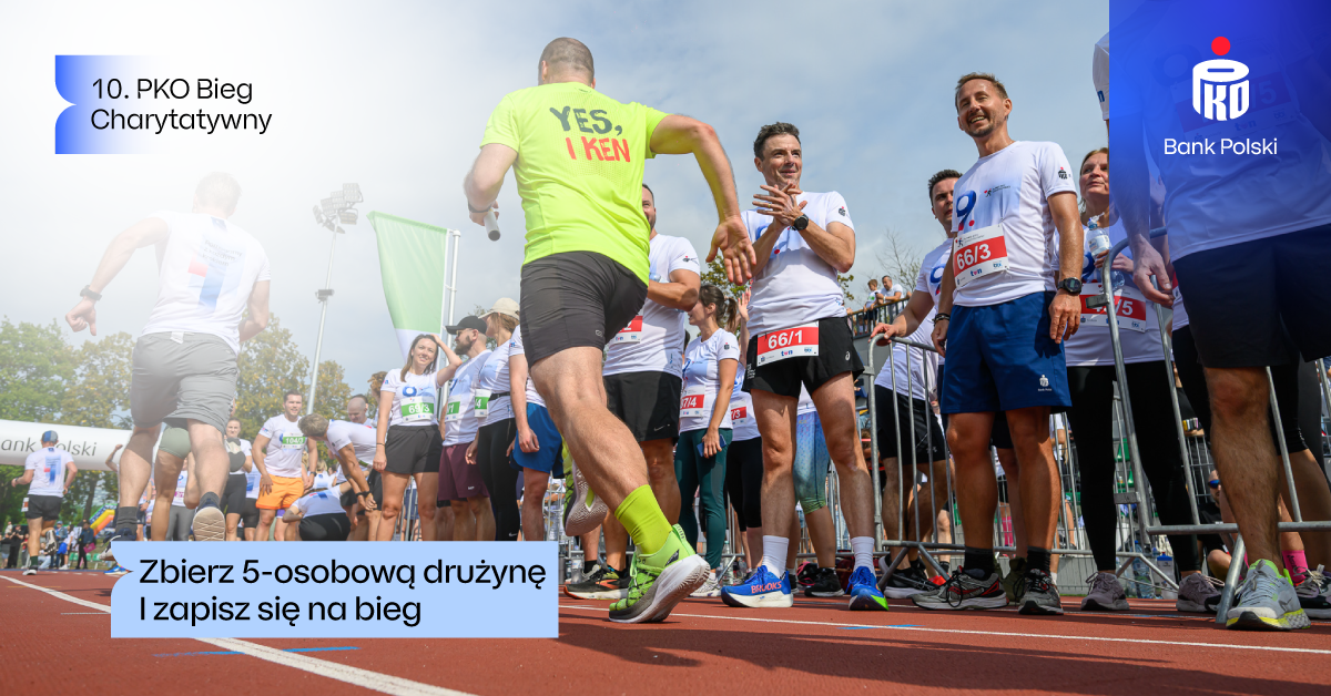 12 czerwca ruszają zapisy na 10. PKO Bieg Charytatywny!