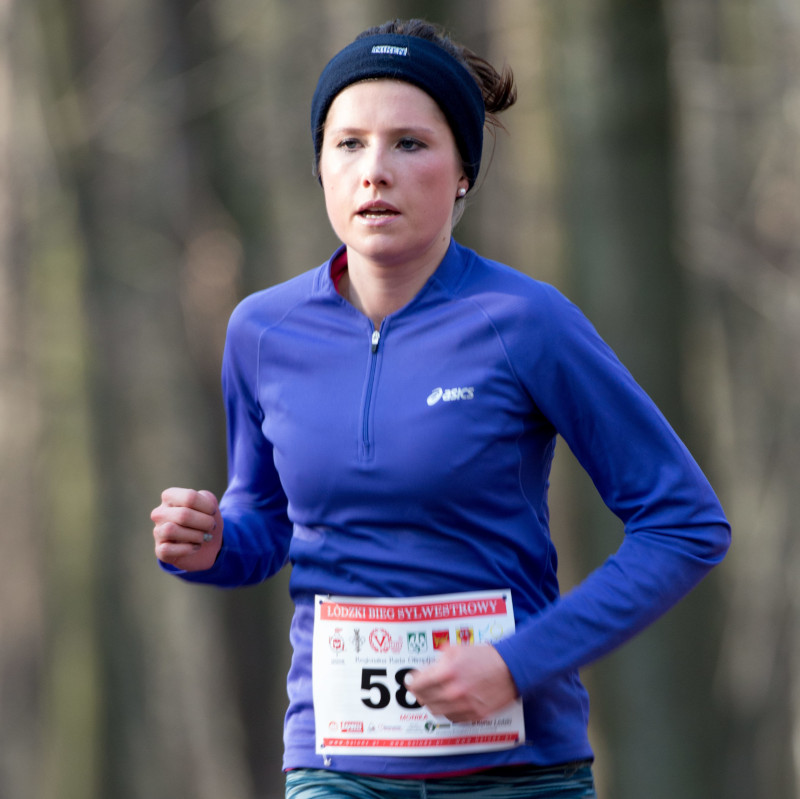 W XXIX Biegu Sylwestrowym w Łodzi Monika Kaczmarek była najszybszą kobietą na dystansie 10 km. PAP Grzegorz Michałowski.