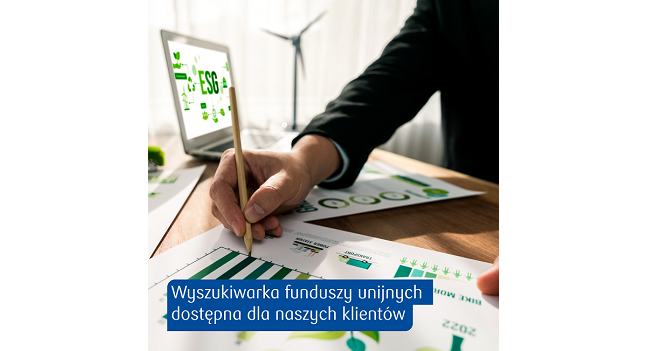 PKO Bank Polski jako pierwszy bank w Polsce udostępnił klientom biznesowym wyszukiwarkę funduszy unijnych
