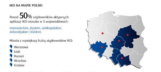 IKO na mapie Polski