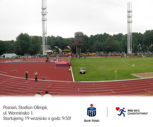 PKO Bieg Charytatywny - stadion Olimpii w Poznaniu