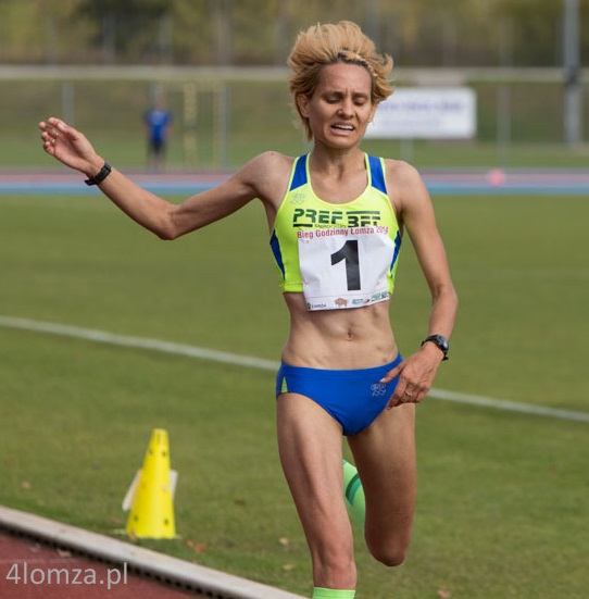Justyna Korytkowska ustanowiła w 2014 r. rekord Polski w biegu godzinnym.