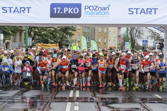 W Poznaniu maratończycy dali radę