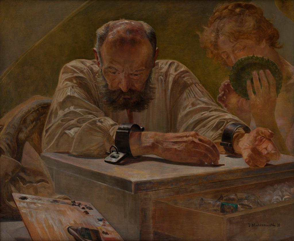 Jacek Malczewski, Wytchnienie, 1899 r., olej na płótnie, fot. Pracownia Digitalizacji MNK.