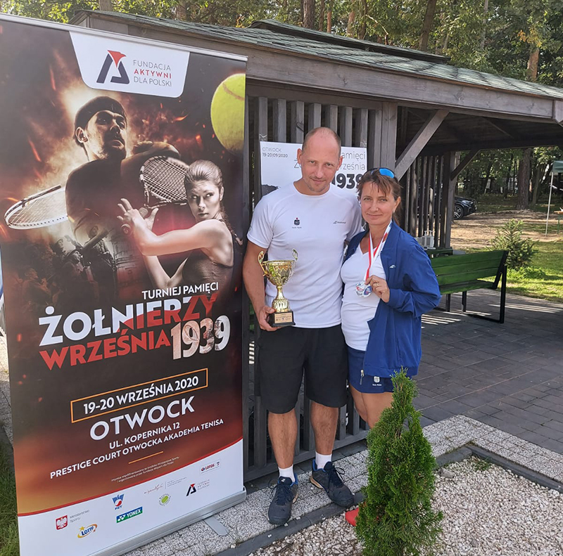 Wojciech Zdanowicz z żoną Iwoną