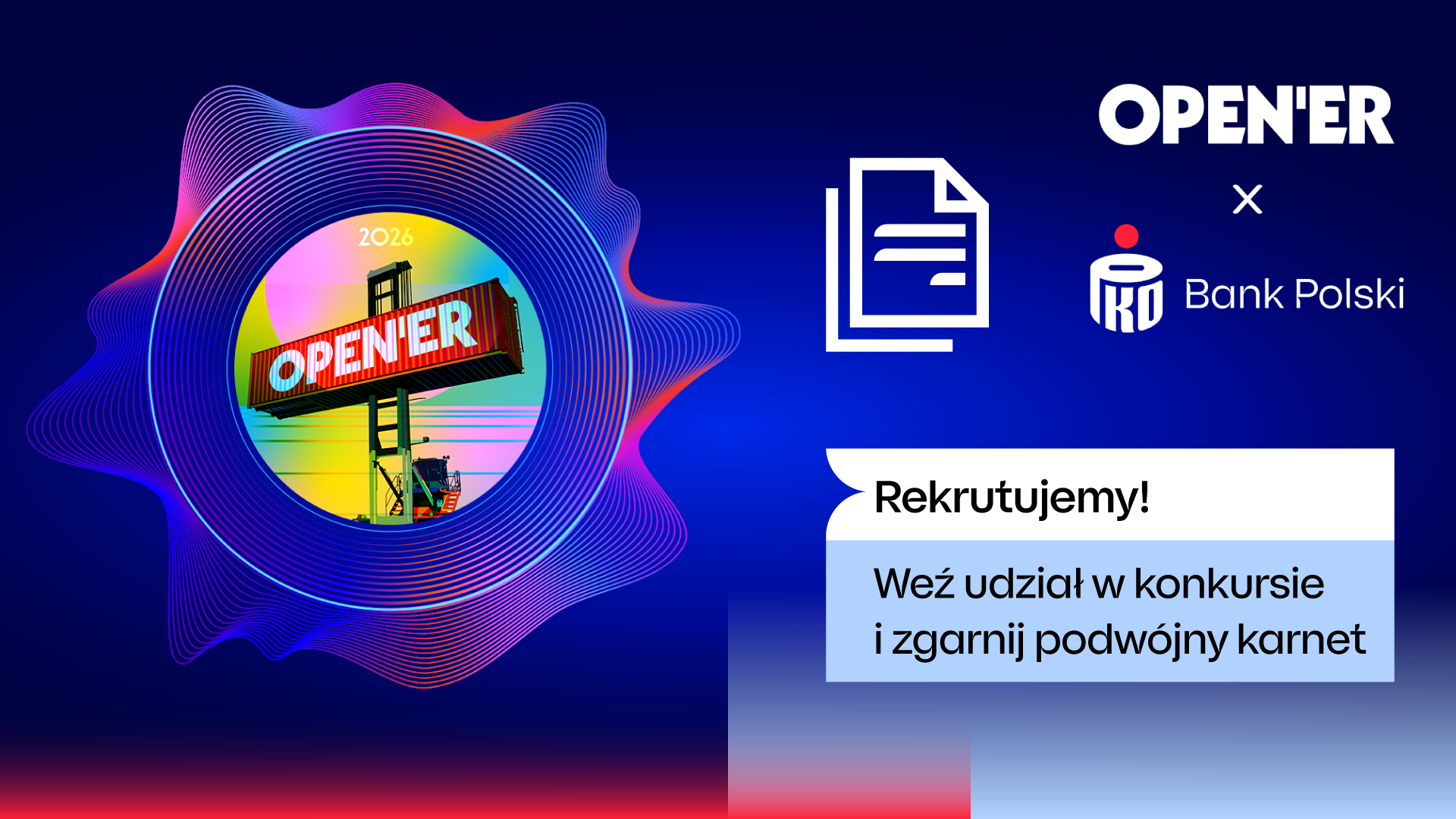 Wygraj podwójne karnety na Open’er Festival!