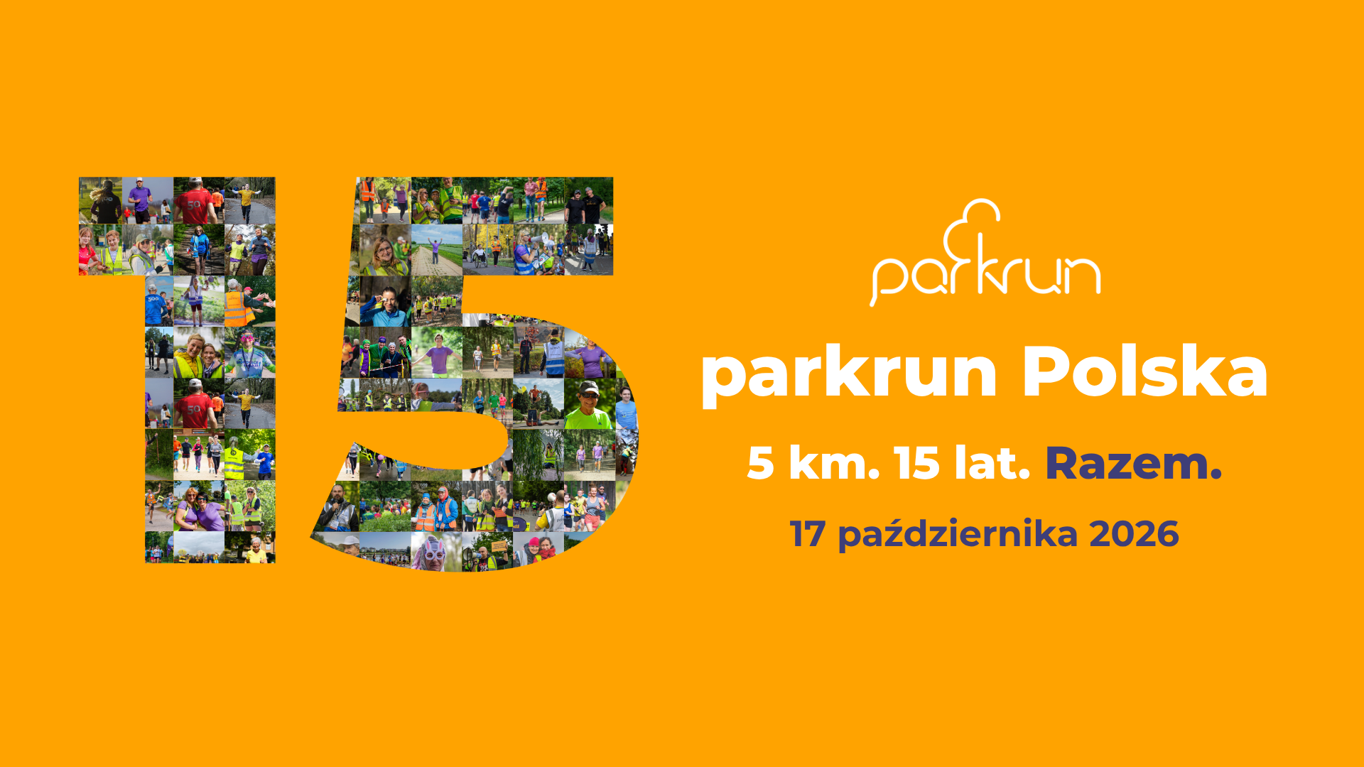 17 października 2026 świętujemy 15-lecie parkrun Polska