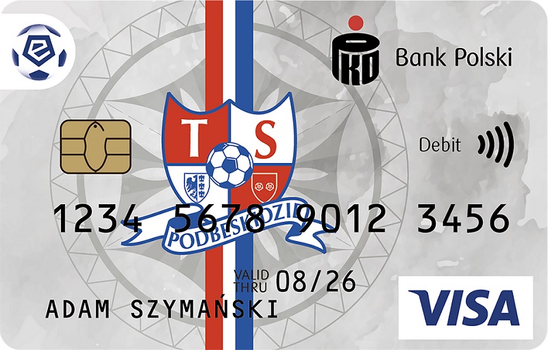 Karta debetowa dla kibiców klubu TS Podbeskidzie Bielsko-Biała