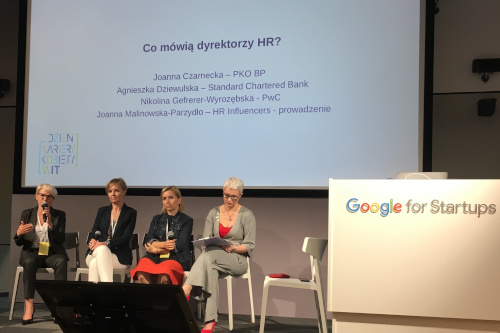 PKO Bank Polski partnerem Dnia Kariery Kobiet w IT Panel dyskusyjny dyrektorów HR w czasie Dnia Kariery Kobiet w IT