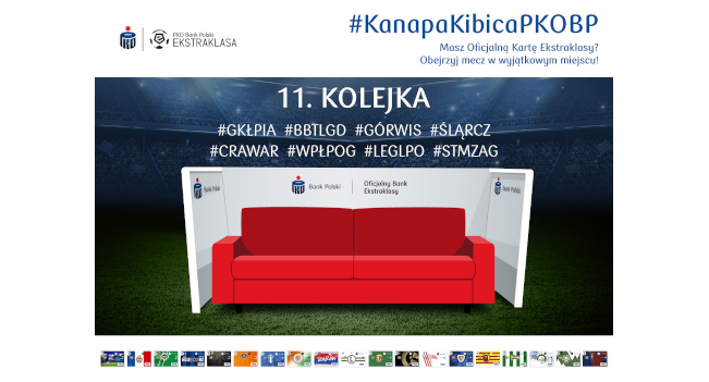 Wygraj miejsca na Kanapie Kibica PKO Banku Polskiego!