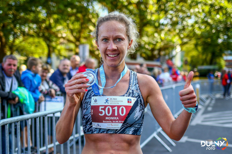 W 39. PKO Półmaratonu Szczecin Monika Andrzejczak zajęła I miejsce wśród kobiet w biegu na dystansie 10 km Fot. Stowarzyszenie K2 Partners.