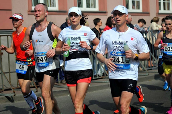 Agnieszka Szymańska brała m.in. udział w akcji Biegnę dla tych, którzy marzą, by chodzić.