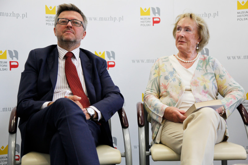 Mathilde Gruber i dyrektor MHP Robert Kostro. Fot. MHP Maciej Cioch