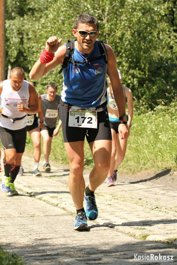 Krzysztof Marczak na trasie wyścigu