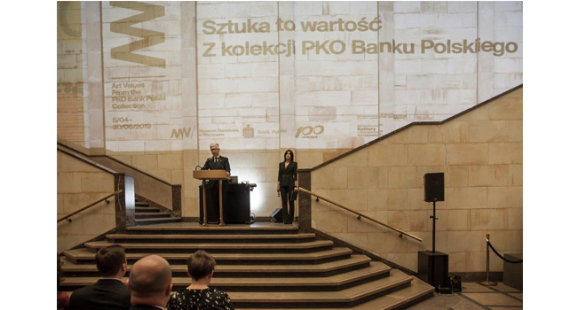 Wystawa sztuki PKO Banku Polskiego w Muzeum Narodowym w Warszawie